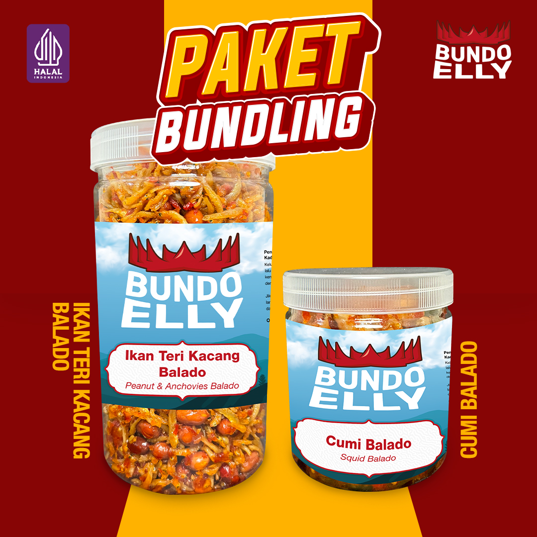 tiga_dara_Makanan Kemasan_Bundling Teri Kacang Balado & Cumi Balado
