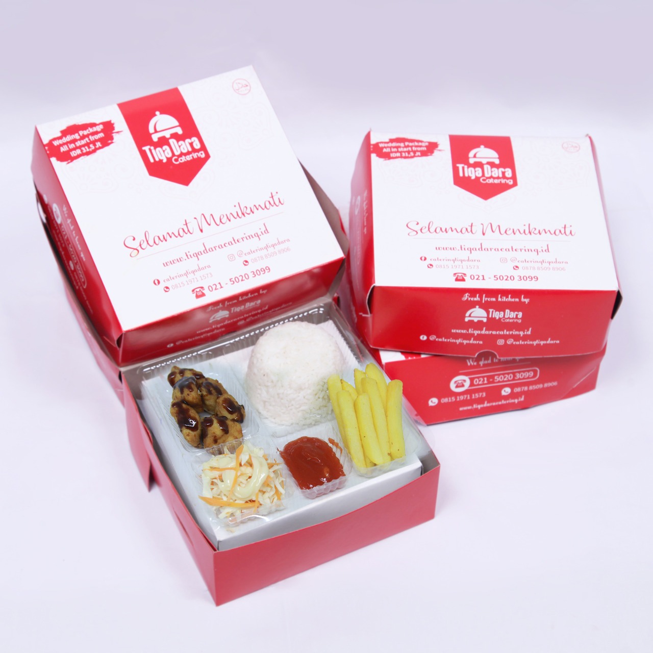 tiga_dara_Nasi Box Japanese_Japanese Food | Paket 3