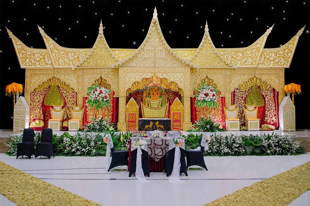 tiga_dara_Paket Pernikahan Tanpa Gedung_PAKET PERNIKAHAN GEDUNG ADAT MINANG B 500 TAMU